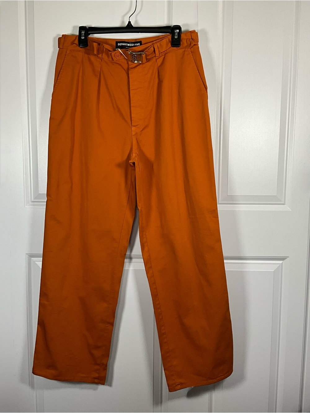 Department Five Trousers Size 28 Rust/Orange Made in Italy NWT
